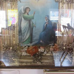 Благовещение Пресвятой Богородицы. Икона Борисовского письма.