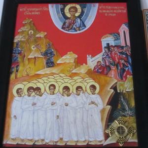 Образ 14000 Вифлиемских младенцев от Ирода избиенных с частицей мощей